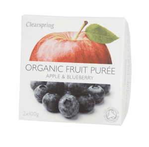 Apple & Blueberry Organic Puree 2 x 100g